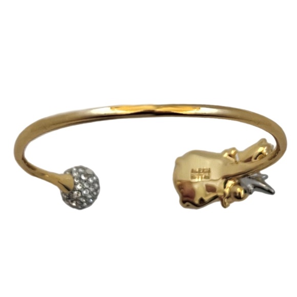 ALEXIS BITTAR • Crystal Starburst Pearl Cuff Bracelet - Picture 3 of 6